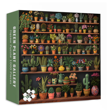Green Plant Gallery Puzzle 1000 Stücke